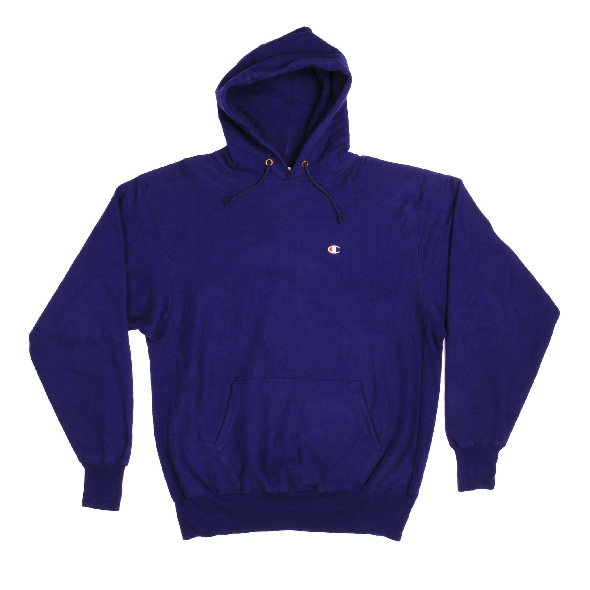 Vintage Blue Champion Small Logo Reverse Weave Sweater 90S Size 2XLarge. Made In USA.