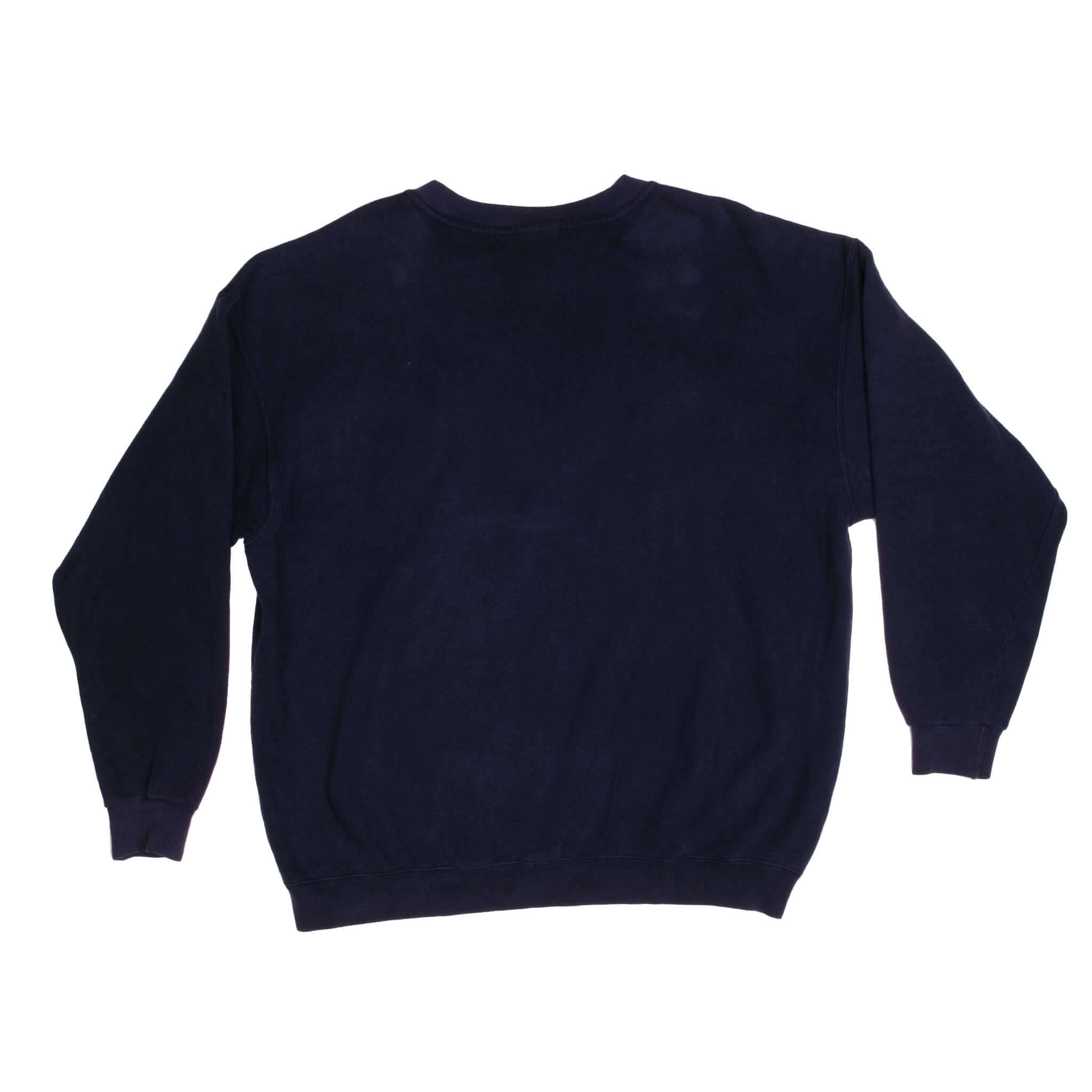 Vintage Blue Nike Centered Swoosh Sweatshirt Late 90s Size Xlarge Made In USA.