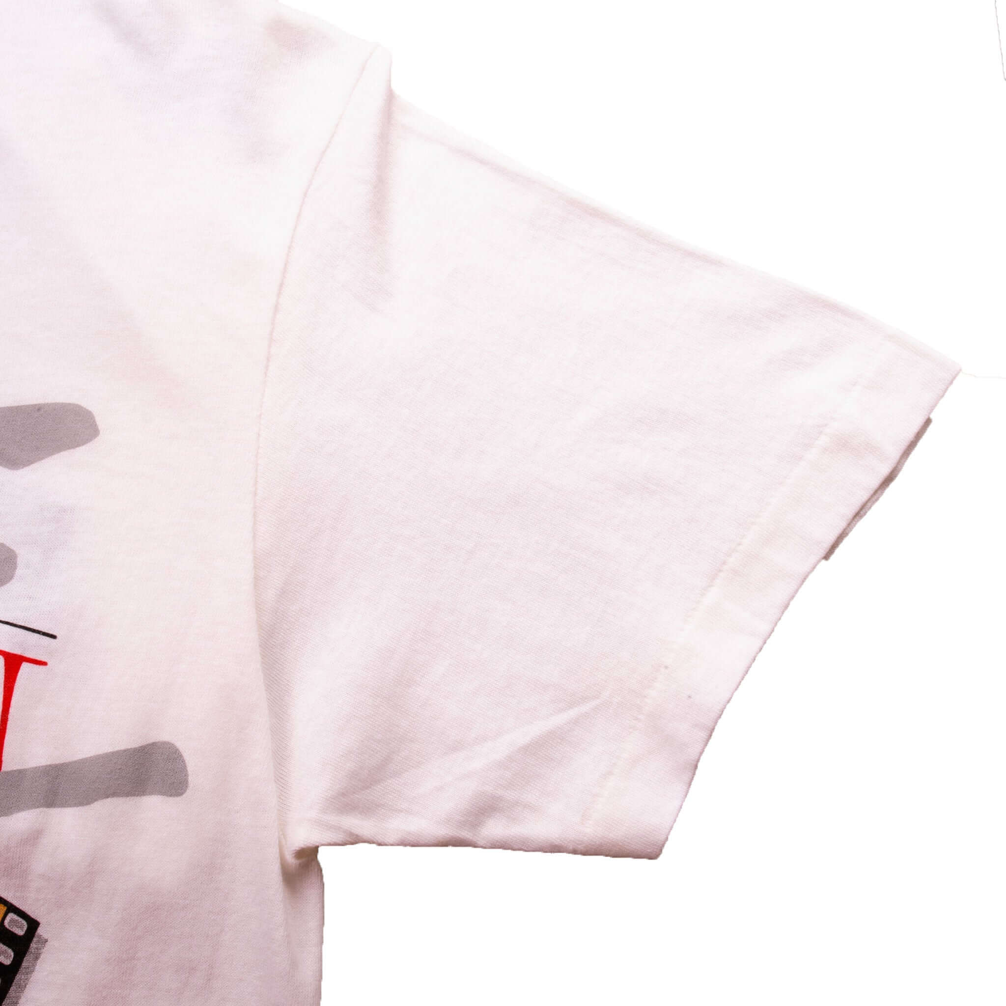 Vintage New Edition Heatwave 1989 With Ronnie DeVoe, Bobby Brown, Ricky Bell, and Michael Bivins Tee Shirt Size Medium Made In USA With Single Stitch Sleeves.