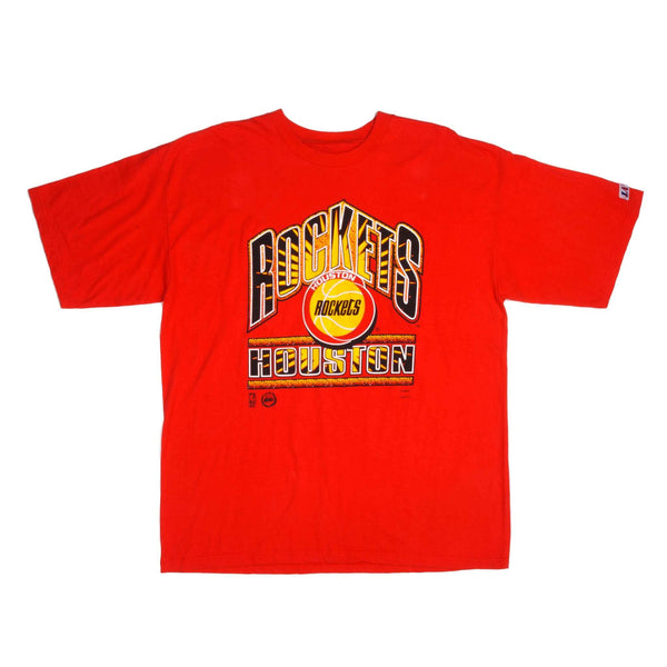 Vintage NBA Houston Rockets Late 1980s Early 1990s Tee Shirt Size XLarge