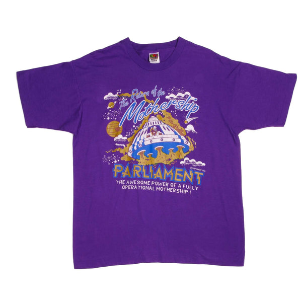 Vintage Original The Return Of The Mothership Parliament George Clinton P-Funk All Stars 1996 Tour Tee Shirt Size XL