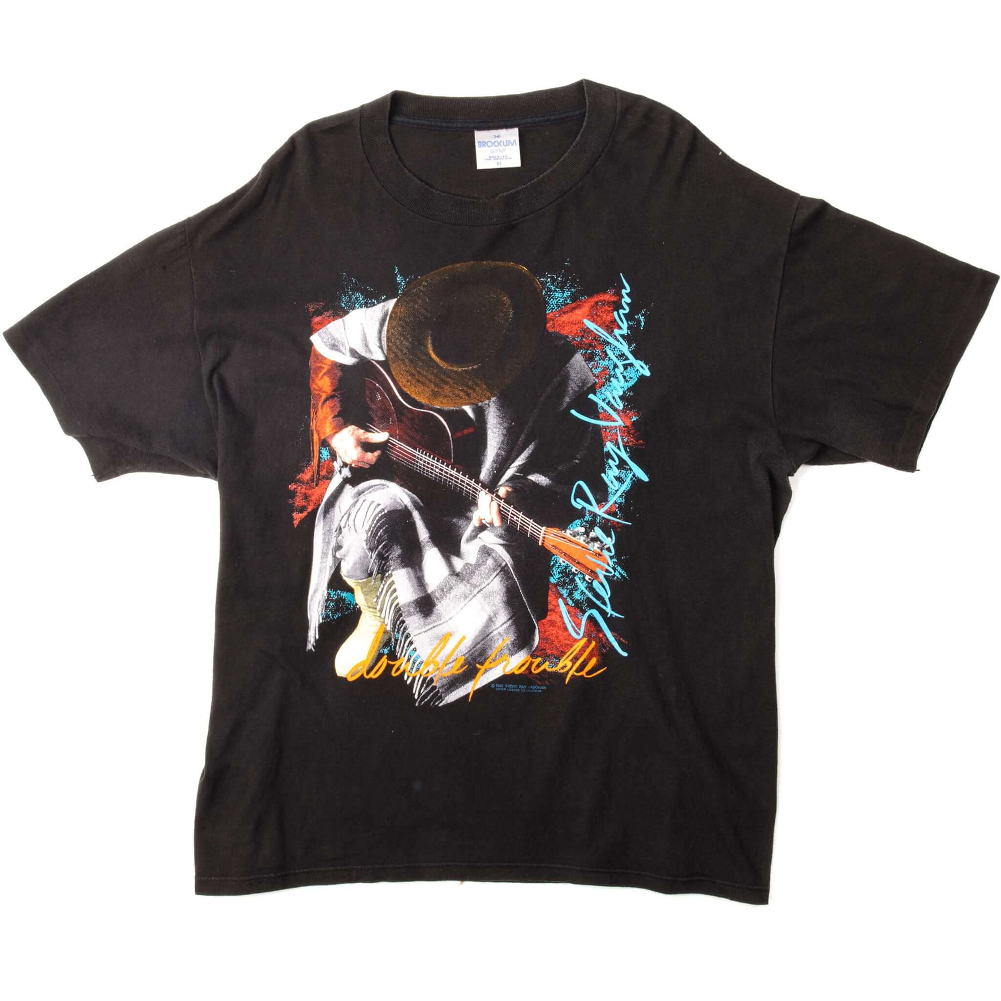 VINTAGE STEVIE RAY VAUGHAN IN STEP TOUR 1989 TEE SHIRT SIZE XL MADE IN USA