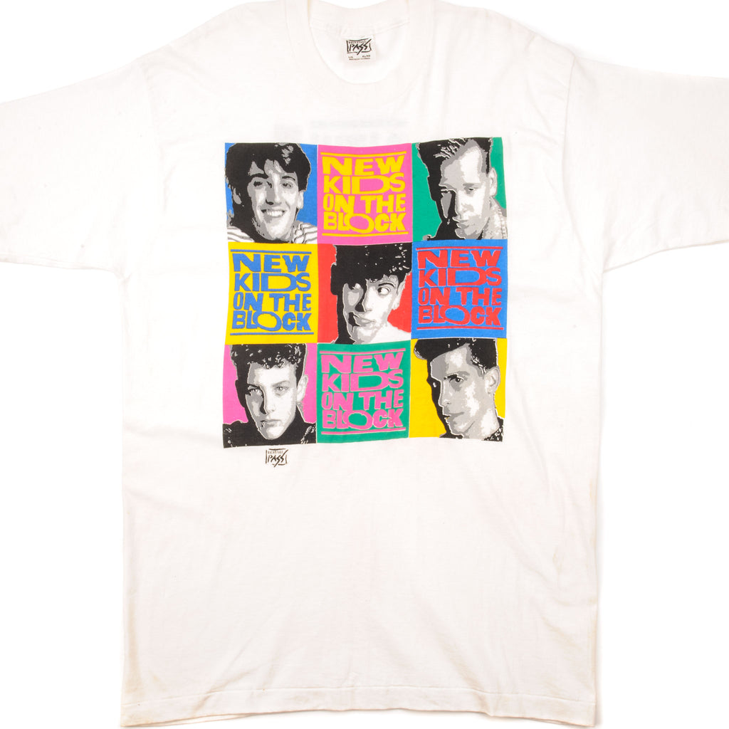 VINTAGE NEW KIDS ON THE BLOCK TEE SHIRT SIZE XL MADE IN CANADA
