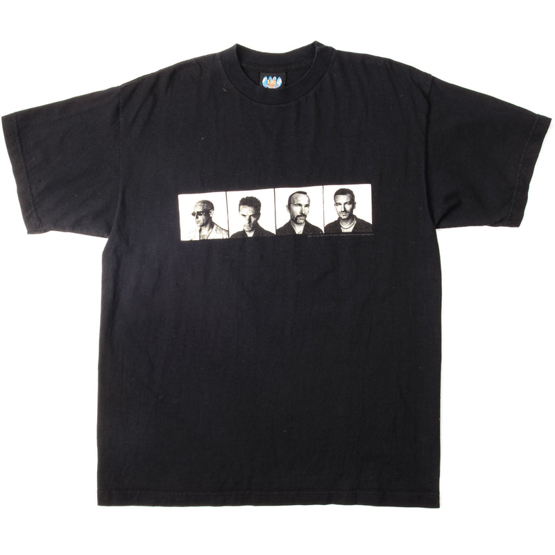Vintage U2 Pop Mart Tour 97 Tee Shirt Size Large. BLACK