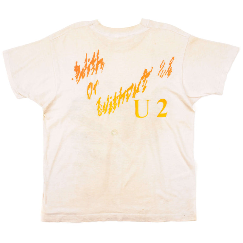 VINTAGE U2 THE JOSHUA TREE WORLD TOUR 87 TEE SHIRT SIZE MEDIUM MADE IN USA