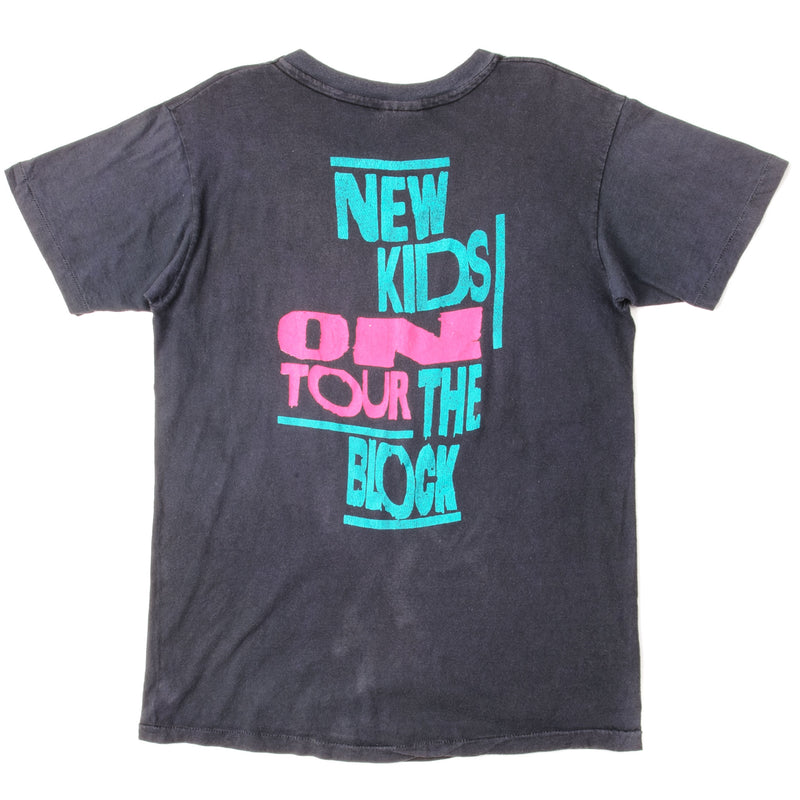 VINTAGE NEW KIDS ON THE BLOCK TOUR TEE SHIRT 1989 SIZE SMALL MADE IN USA
