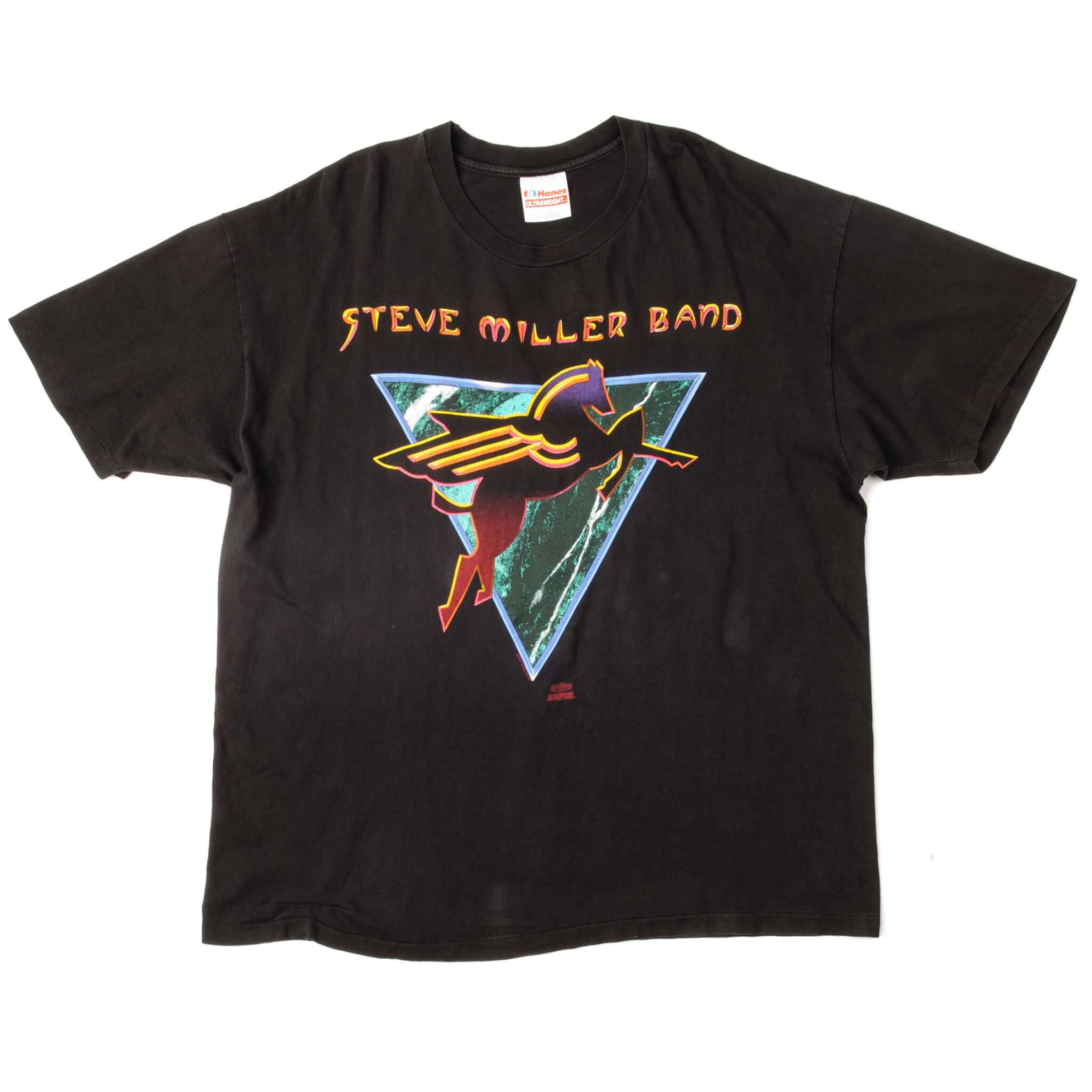 VINTAGE STEVE MILLER BAND TOUR TEE SHIRT 1992  SIZE XL MADE IN USA BLACK