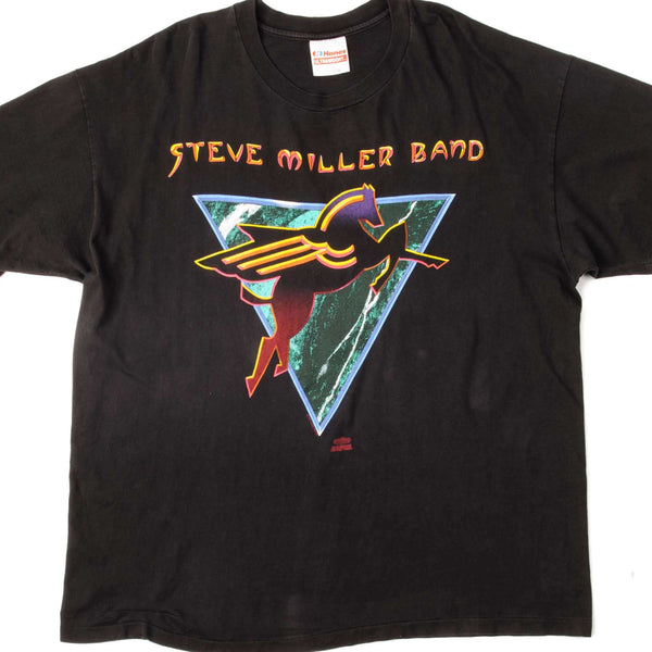 CAMISETA VINTAGE DE LA GIRA DE LA BANDA DE STEVE MILLER, 1992, TALLA XL, FABRICADA EN EE. UU.