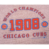 VINTAGE MLB WORLD CHAMPIONS CHICAGO CUBS TEE SHIRT 1988 SIZE MEDIUM MADE IN USA
