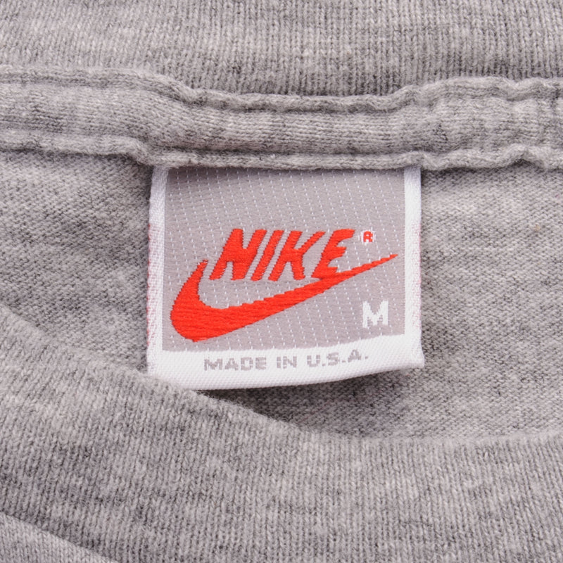 Vintage Nike Big Logo Tee Shirt Early 1990S Size Small Made In USA