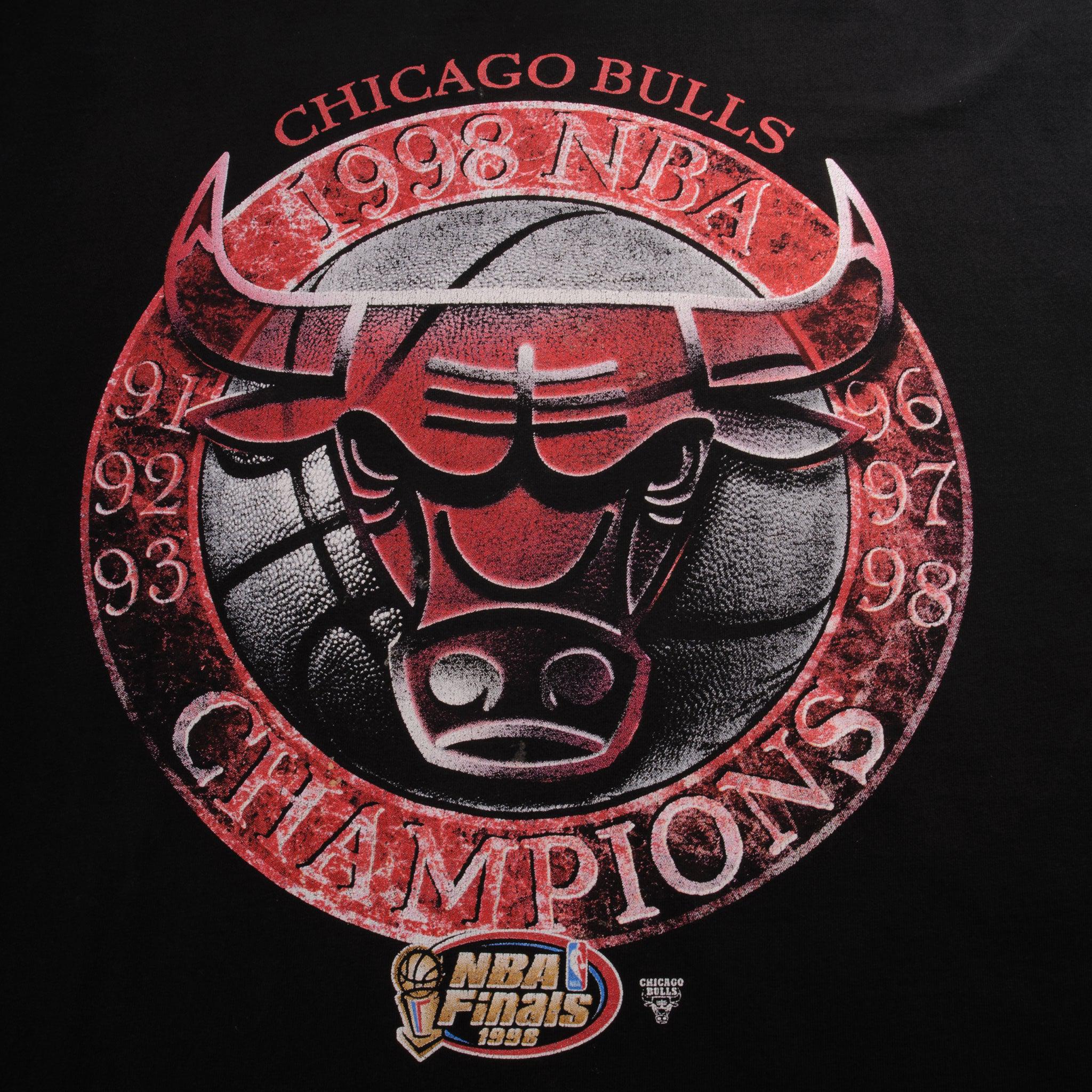 CHICAGO BULLS NBA CHAMPIONS VINTAGE 1998 STARTER BASKETBALL