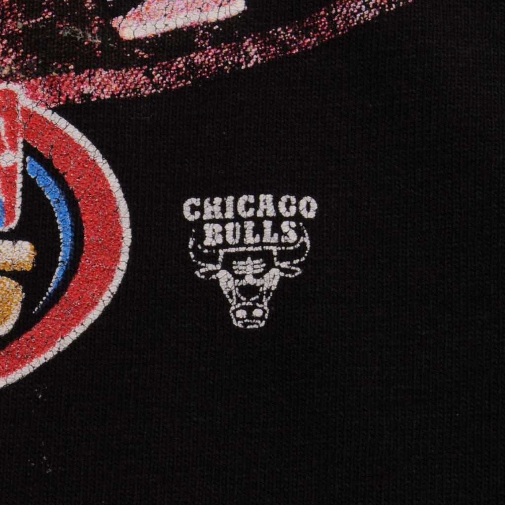 Vintage Starter NBA Chicago Bulls Champion Tee Shirt 1998 Size XL