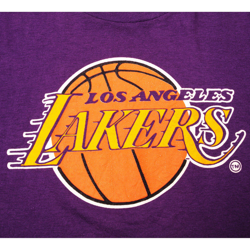 VINTAGE NBA LOS ANGELES LAKERS TEE SHIRT SIZE SMALL MADE IN USA 1980s