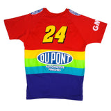 Vintage Rainbow Nascar Winston Cup 24 Tee Shirt 1990s Size XLarge Made In USA