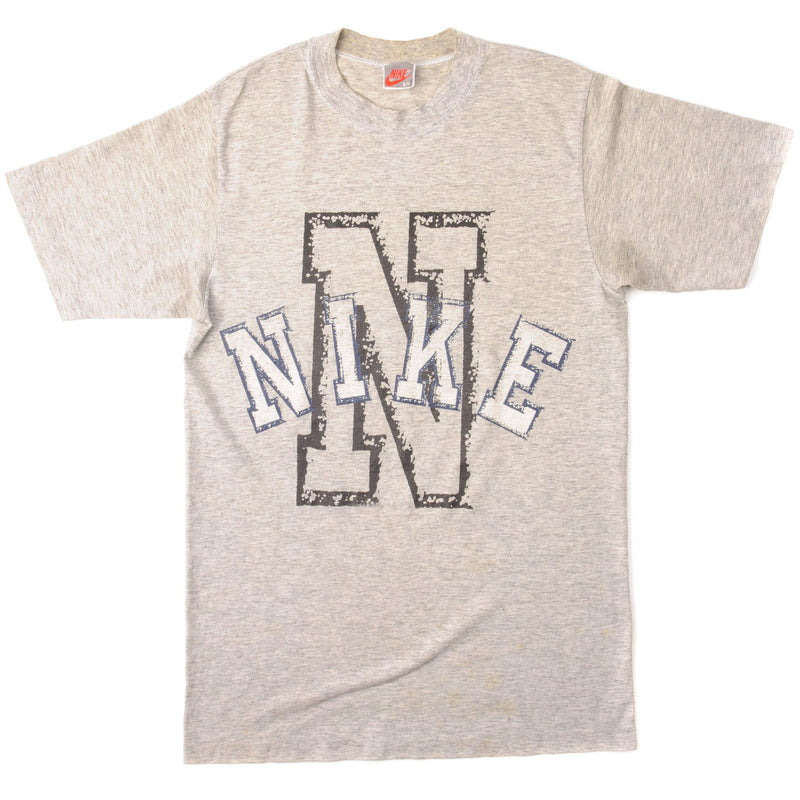 Vintage Nike Tee Shirt from 1987 to 1992 Size Small Made In Canada. grey