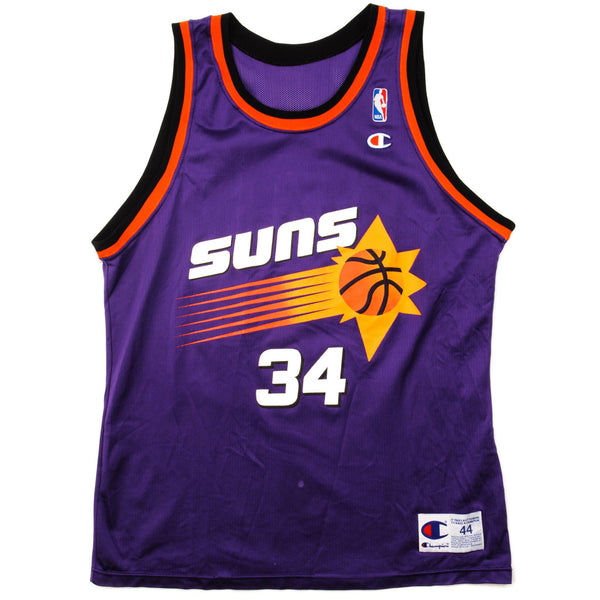 Vintage Champion Jersey Suns 34 Size Large Made In USA.