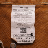 Vintage Carhartt Carpenter Double Knee Pants Size 34X31 1/2 W34 L31 1/2 Made In USA