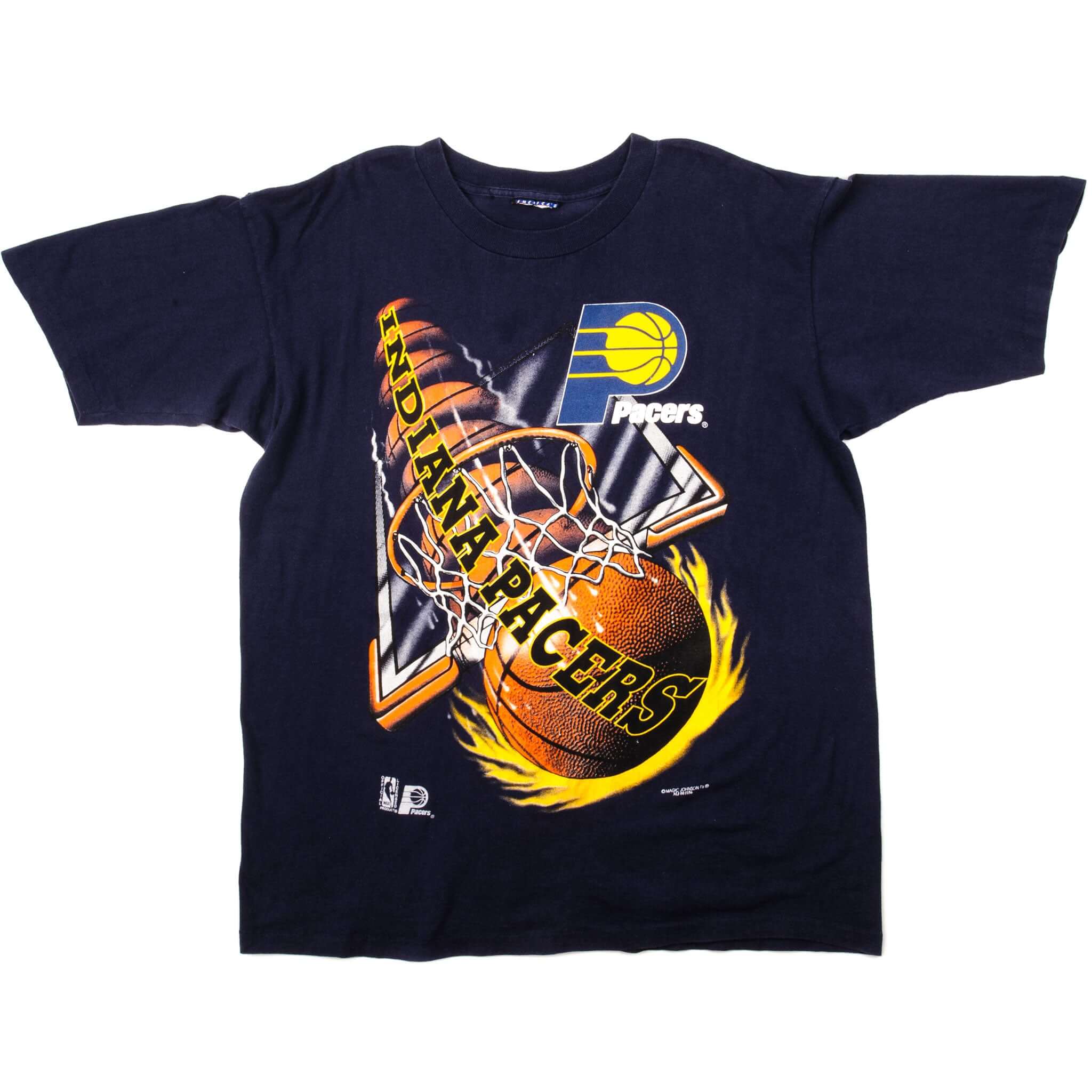 Gildan, Shirts, Vintage Nba Indiana Pacers Caricature Pride Shirt Indiana Pacers  Shirt