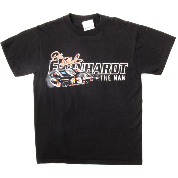 Vintage Nascar Dale Earnhardt The Man Tee Shirt Size Medium. black