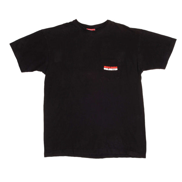 Vintage Unlimited Marlboro Tee Shirt 1990s Size XLarge Made In USA Print in back