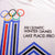 Vintage Adidas XIII Olympic Winter Games Lake Placid Tee Shirt 1980 Size Medium With Single Stitch Sleeves.