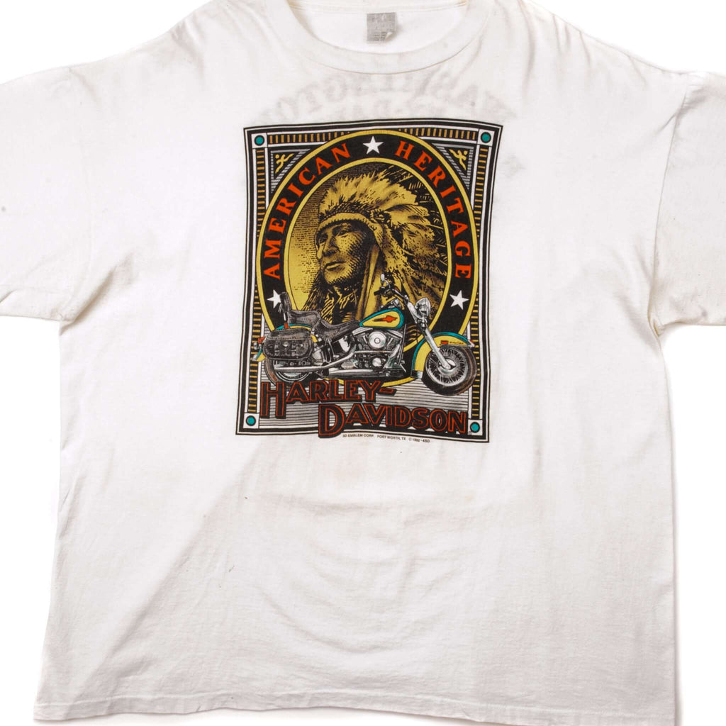 VINTAGE HARLEY DAVIDSON TEE SHIRT 1992 SIZE 2XL MADE IN USA