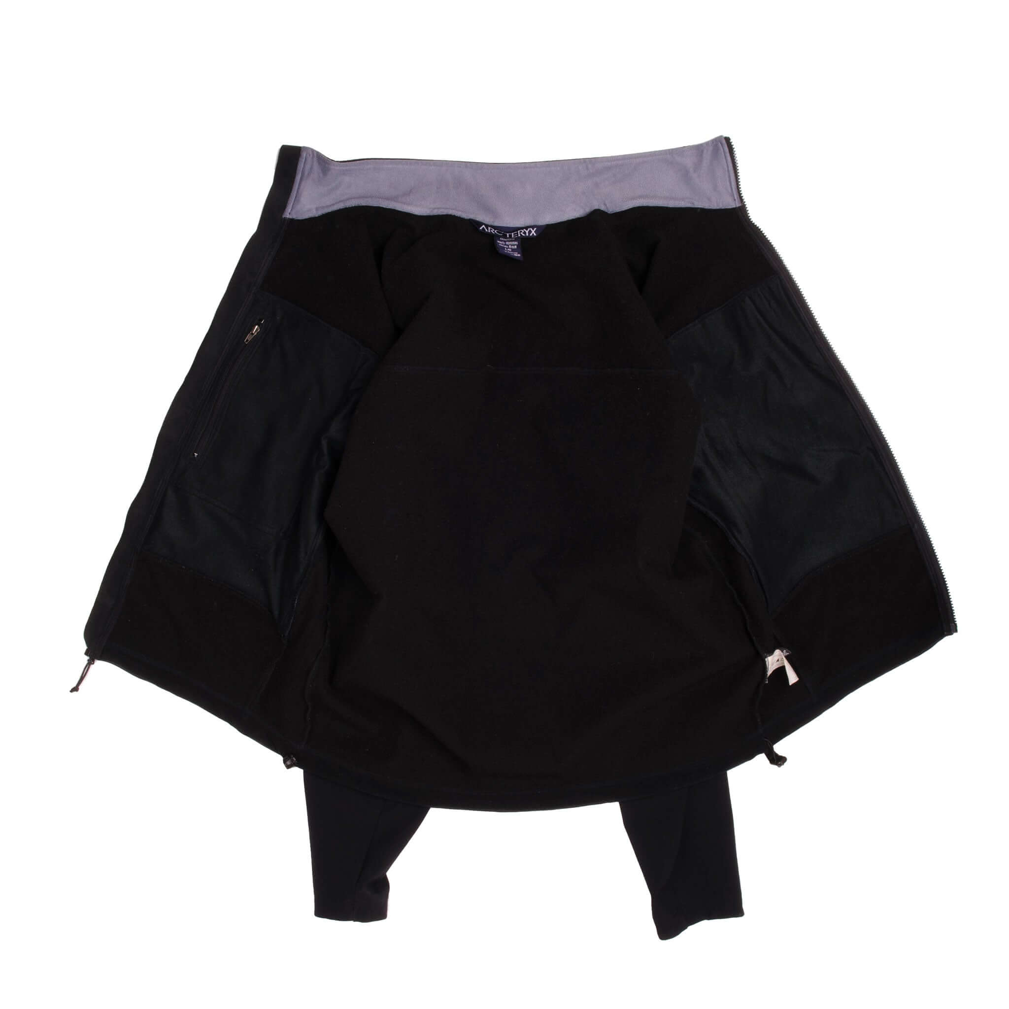 Black Arc'teryx Waterproof Fleece Jacket Size L