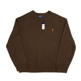VINTAGE POLO RALPH LAUREN SWEATSHIRT SIZE XL 1990s DEADSTOCK