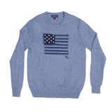 Vintage Ralph Lauren American Flag Knit Sweatshirt Size Small Or Size XL Youth