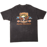 Vintage Harley Davidson Orange County Tee Shirt Size XL Made In USA. BLACK