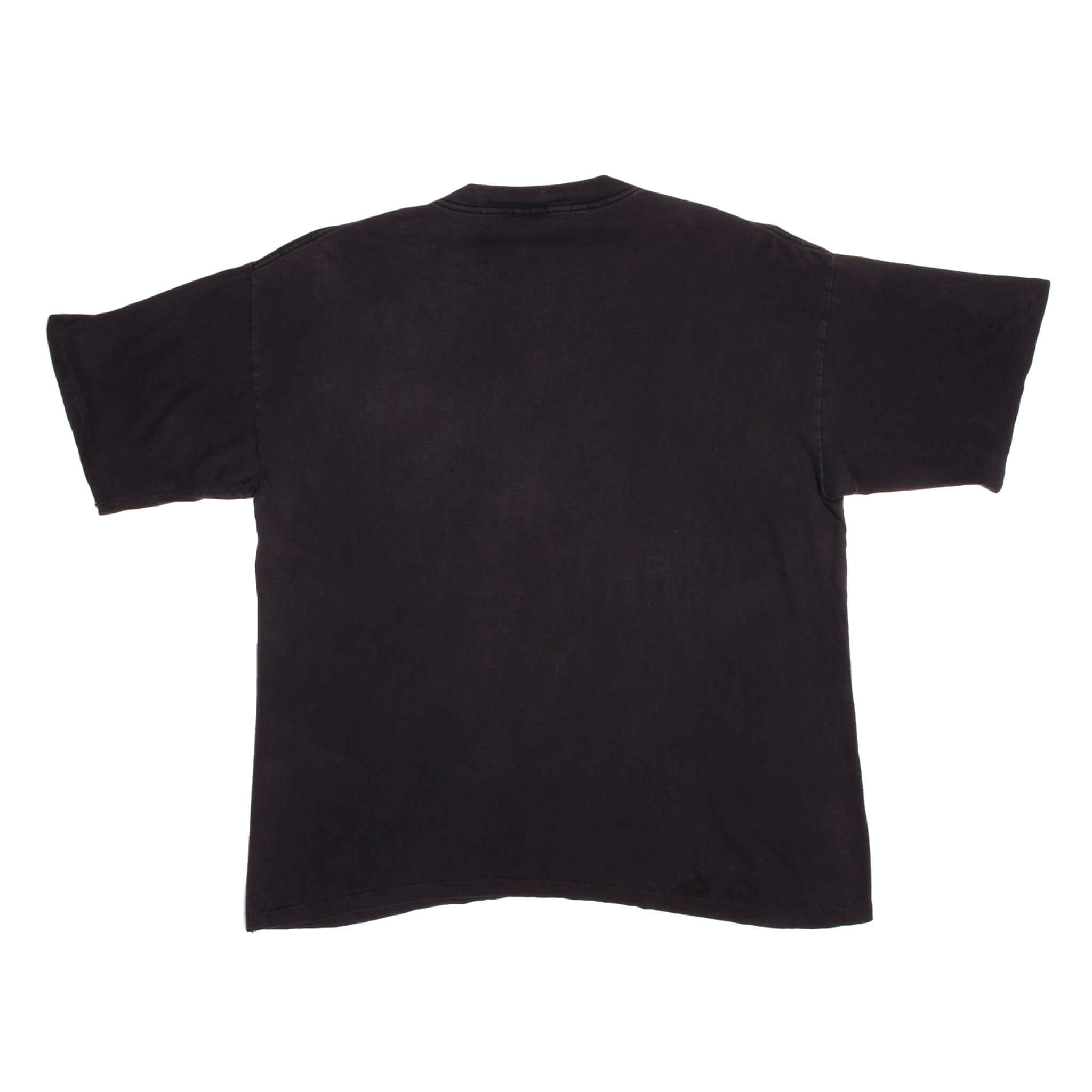 Vintage Black NFL Browns Tee Shirt Early 1994 Size XLarge Made In USA With Single Stitch Sleeves.