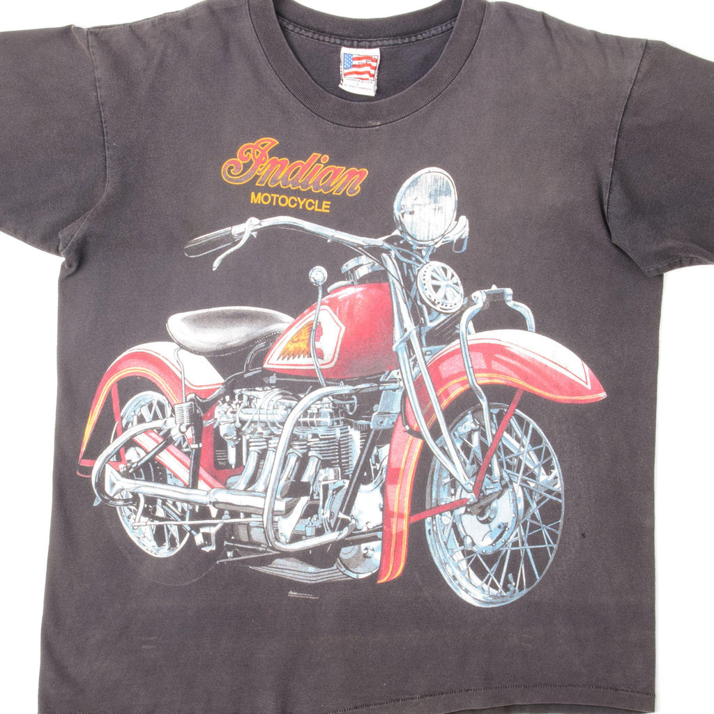 VINTAGE INDIAN MOTOCYCLE TEE SHIRT 1995 SIZE LARGE MADE IN USA
