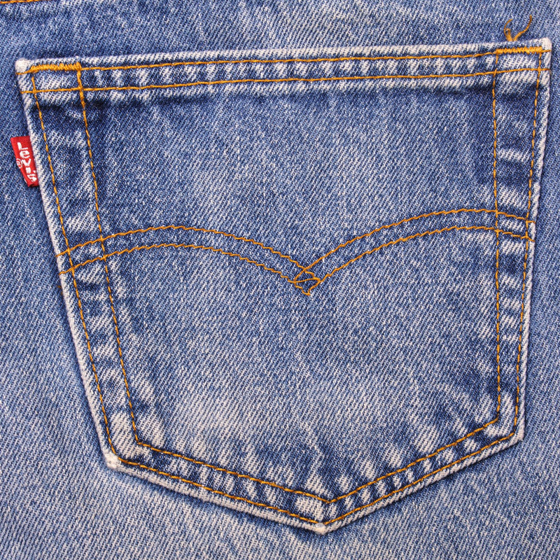 VINTAGE LEVIS 501 JEANS INDIGO 1988-1993 SIZE W34 L30 MADE IN USA