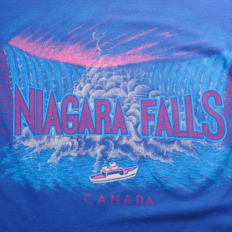 Vintage Niagara Falls Canada Souvenir Tee Shirt 90S Size Small Made In Canada