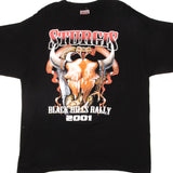 VINTAGE STURGIS BLACK HILLS RALLY TEE SHIRT 2001 SIZE XL