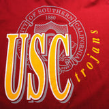 VINTAGE USC TROJANS TEE SHIRT 1990s SIZE LARGE MADE IN USA