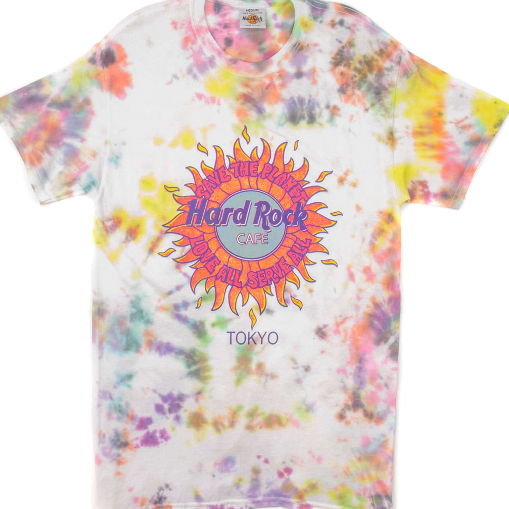 VINTAGE TIE-DYE HARD ROCK CAFE TEE SHIRT SIZE SMALL MADE IN USA
