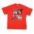 Vintage Red NBA Chicago Bulls 1991 1992 1993 World Champs Tee Shirt Size XLarge. Made In USA