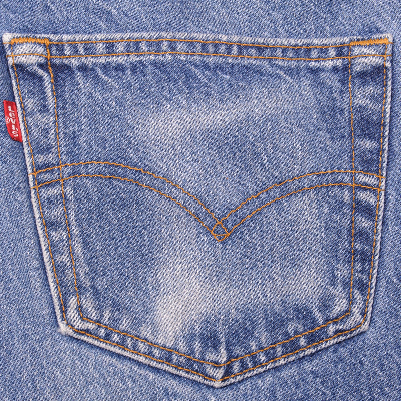 VINTAGE LEVIS 501 JEANS INDIGO 90s SIZE W34 L34 MADE IN USA