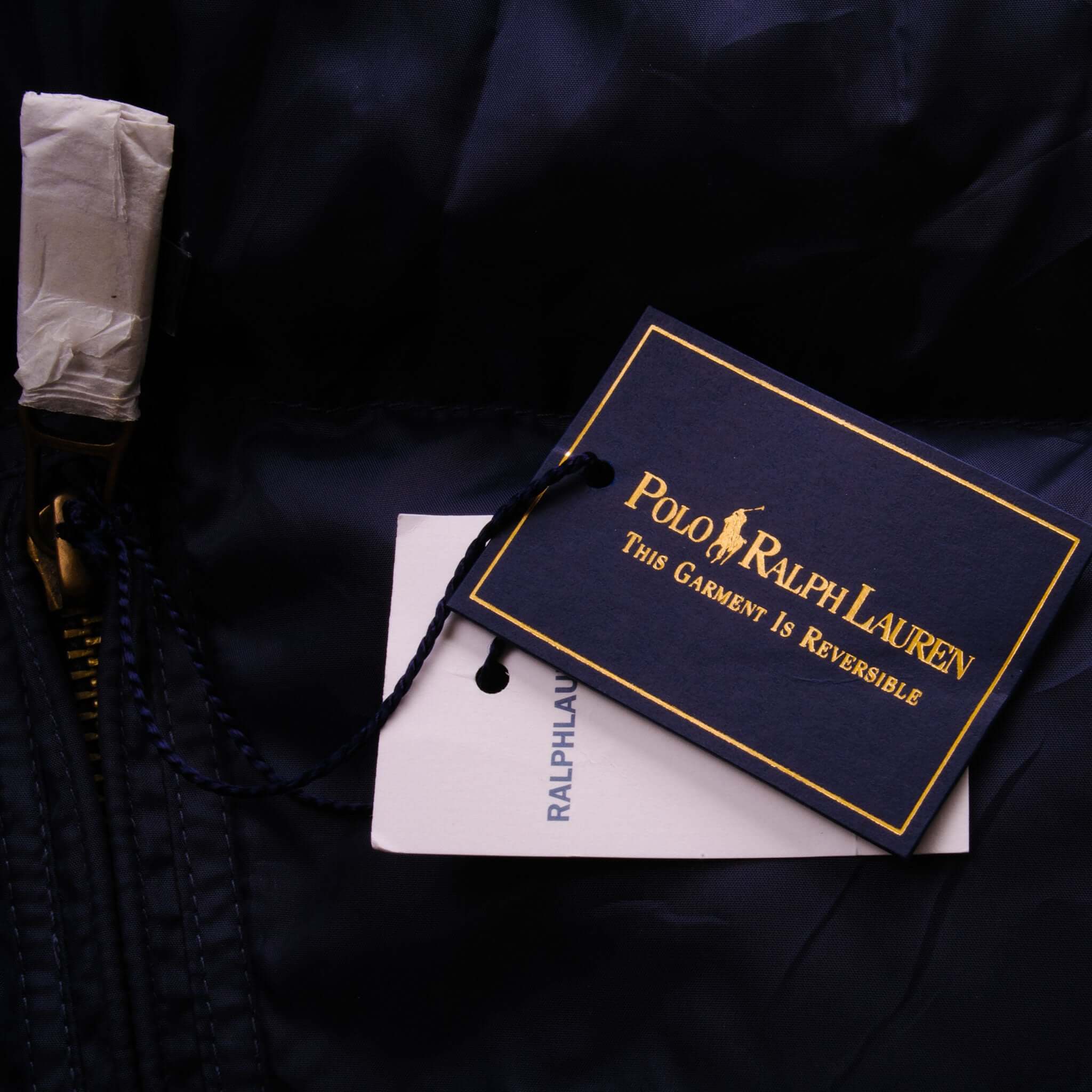 Vintage Deadstock Reversible Polo Ralph Lauren Sleeveless Puffer Jacket 90S Size 2XL TTG