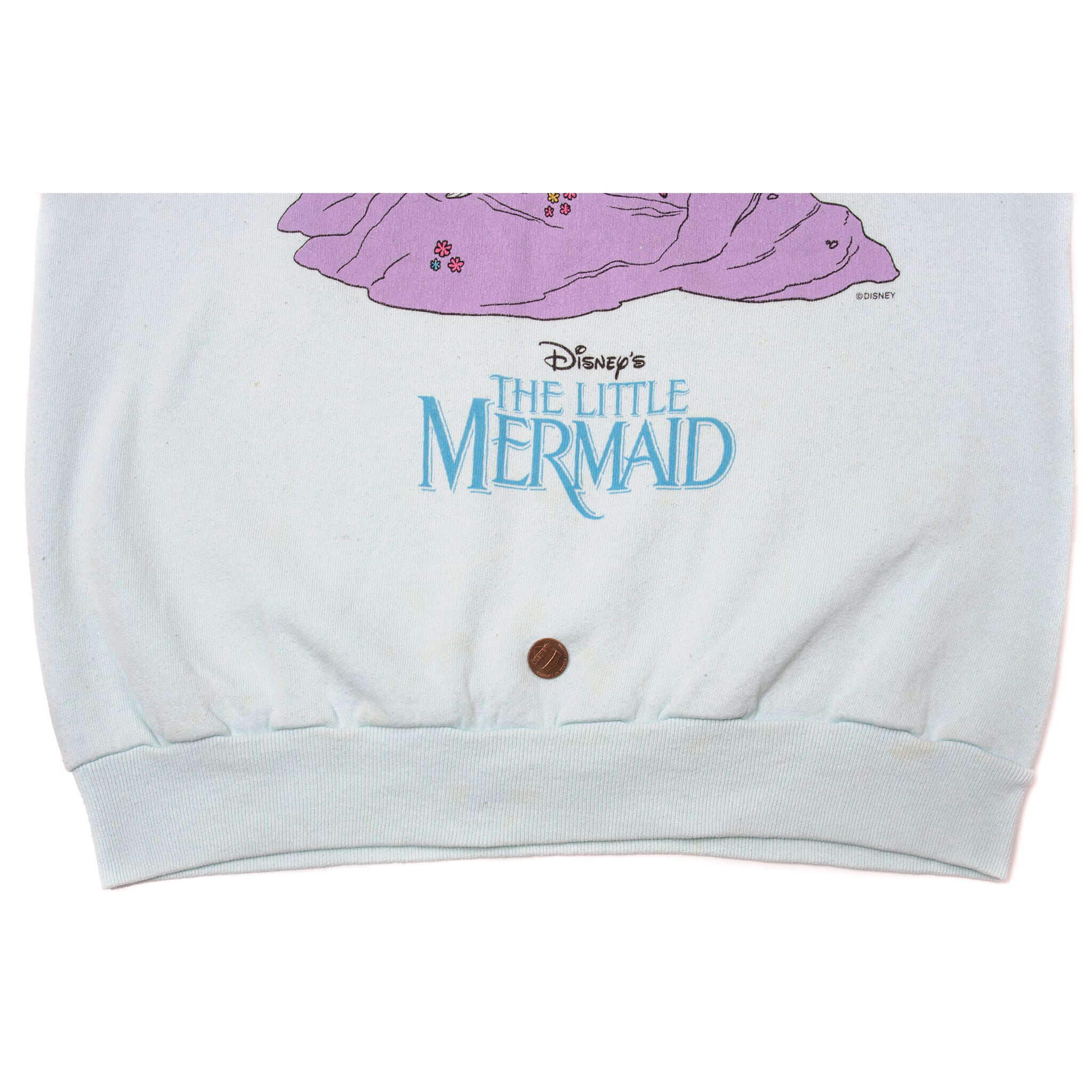 VINTAGE DISNEY THE LITTLE MERMAID 1980s SWEATSHIRT SIZE LARGE MADE IN USA