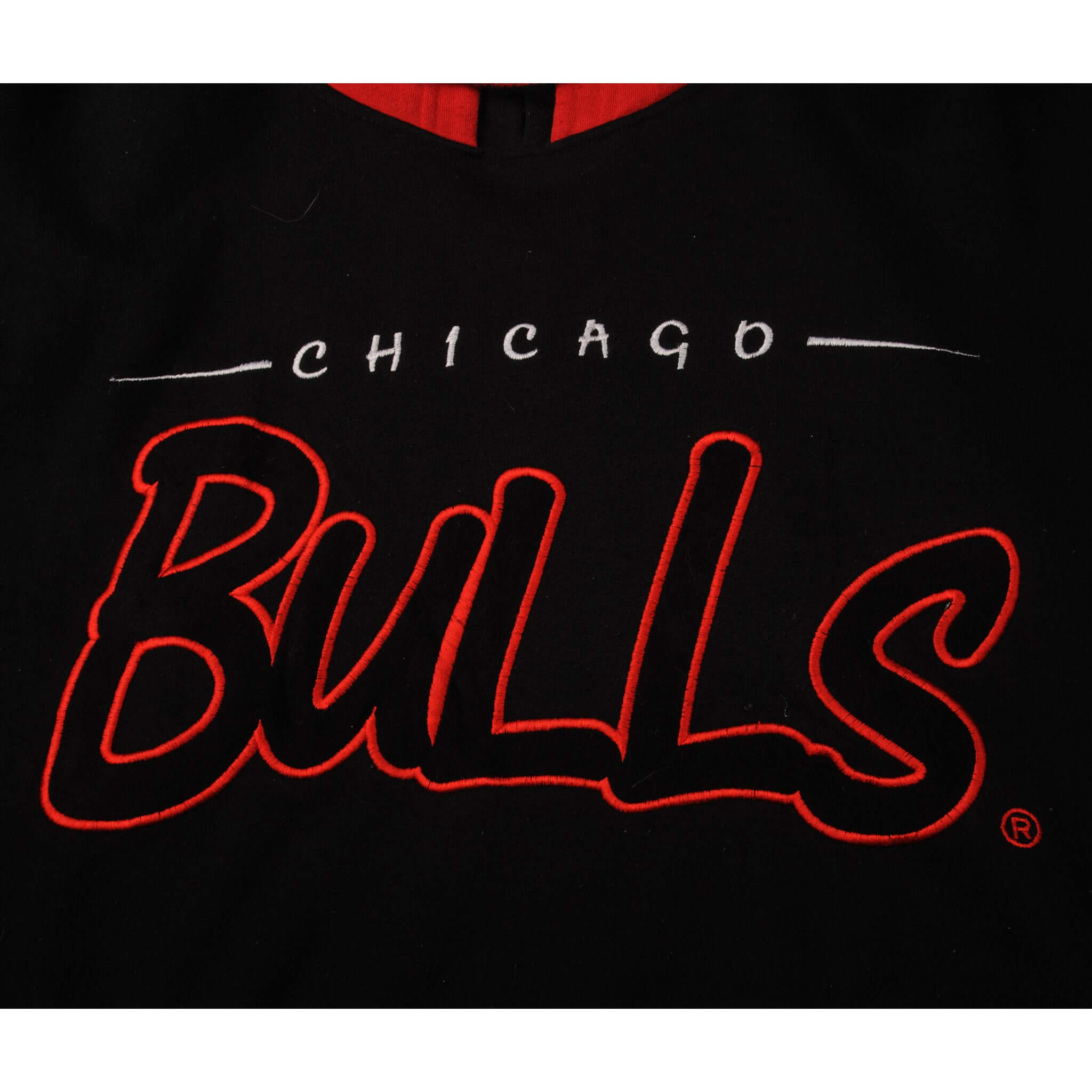 VINTAGE STARTER NBA CHICAGO BULLS HOODIE SWEATSHIRT SIZE XL 1990s