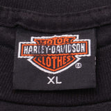 Vintage Harley Davidson 1986 Tee Shirt Size Large Made In USA With Single Stitch Sleeves. 3D Emblem