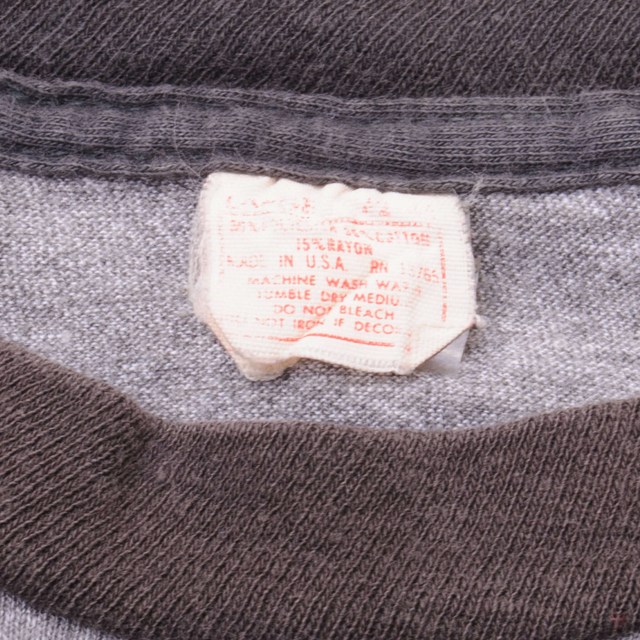 Vintage Grey Disney Mickey Mouse 1980S Tee Shirt Size Small.