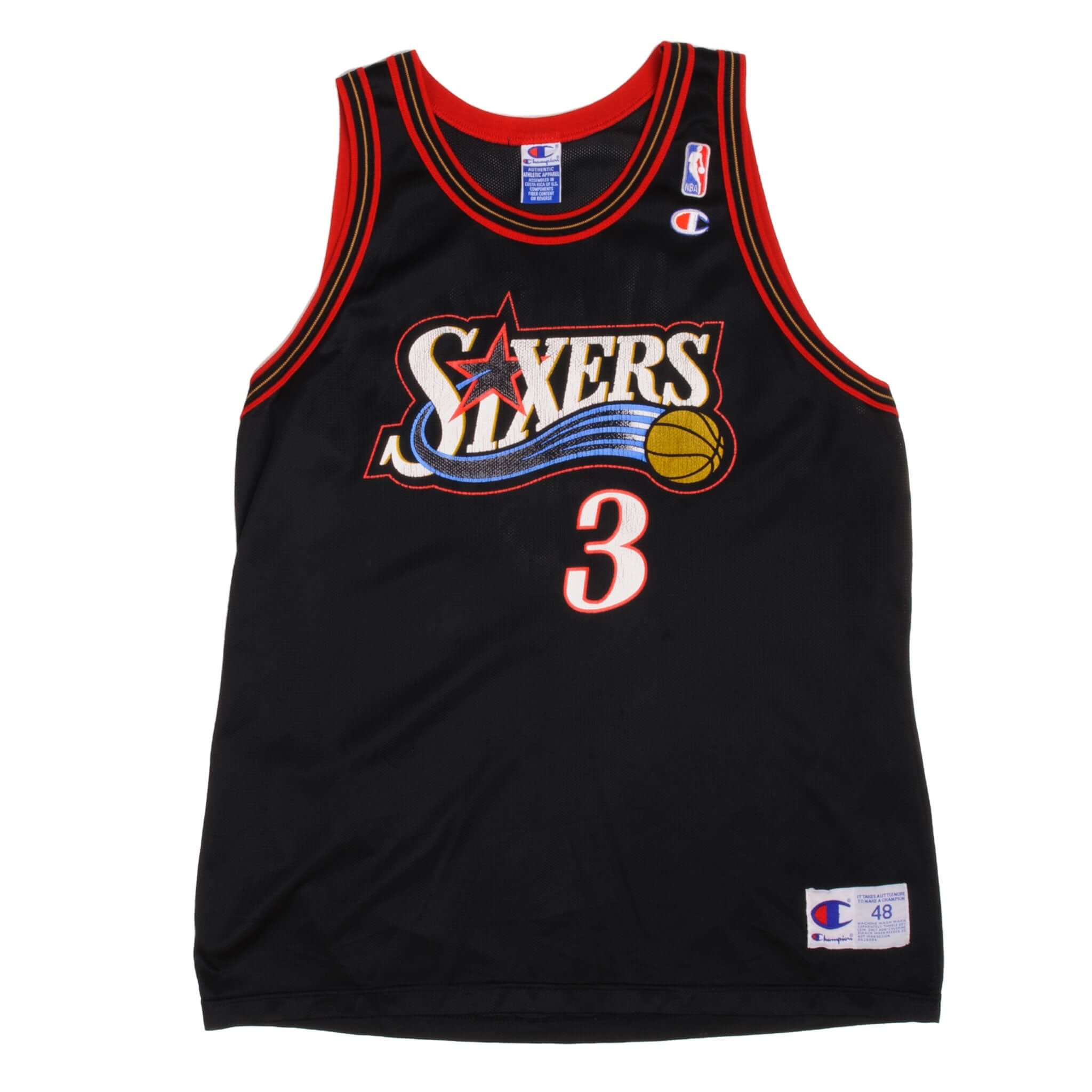 Vintage Champion Philadelphia 76ers Allen Iverson Jersey - Small (40) —  TopBoy