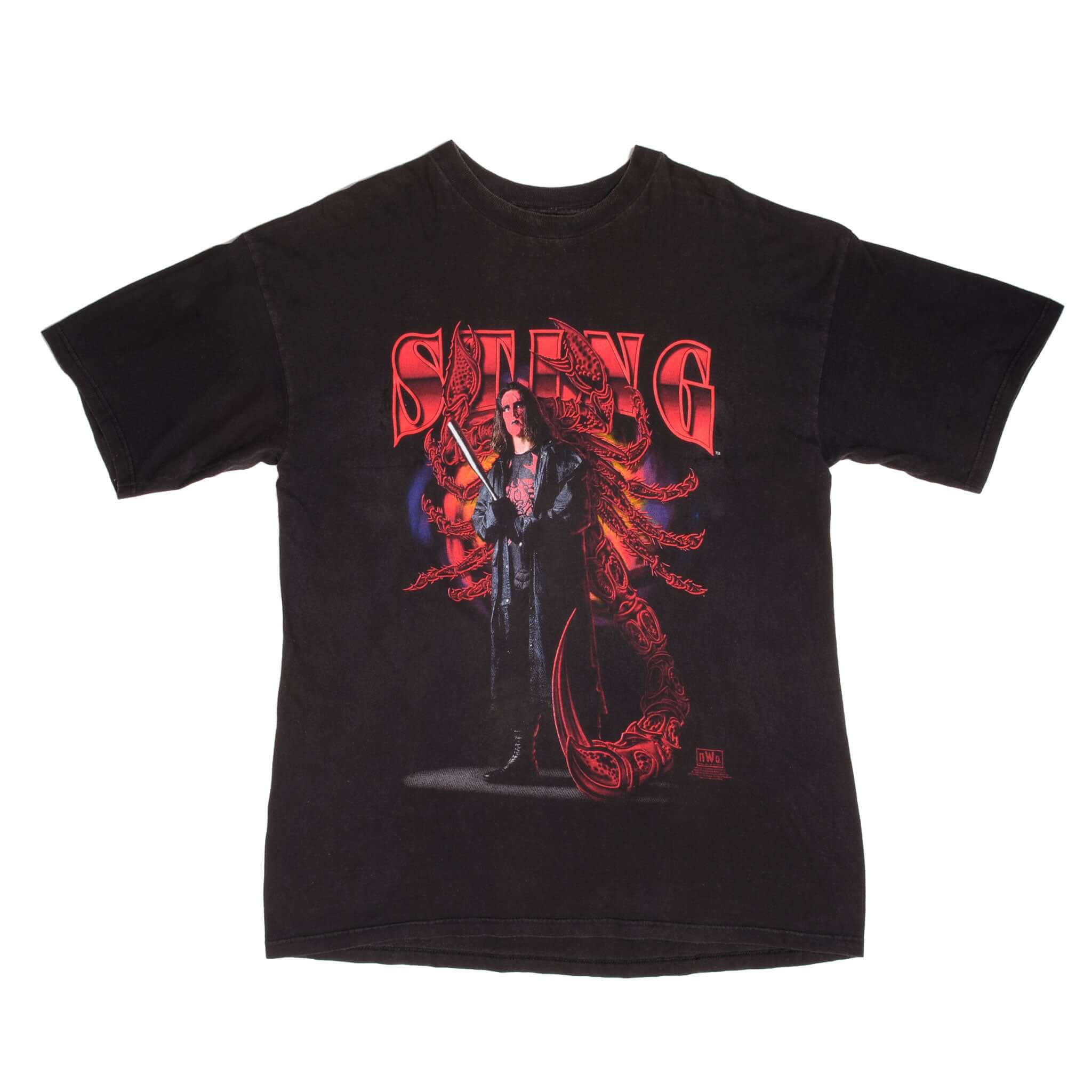 Vintage Sting WCW NWO WRESTLING Tee Shirt Size XL 1998