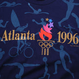 Vintage Atlanta Olympics 1996 Tee Shirt Size L With Single Stitch Sleeves Made In USA