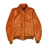 Vintage Schott Nyc Bomber Leather Jacket 1970S 1980S Size 38 Made In Usa 