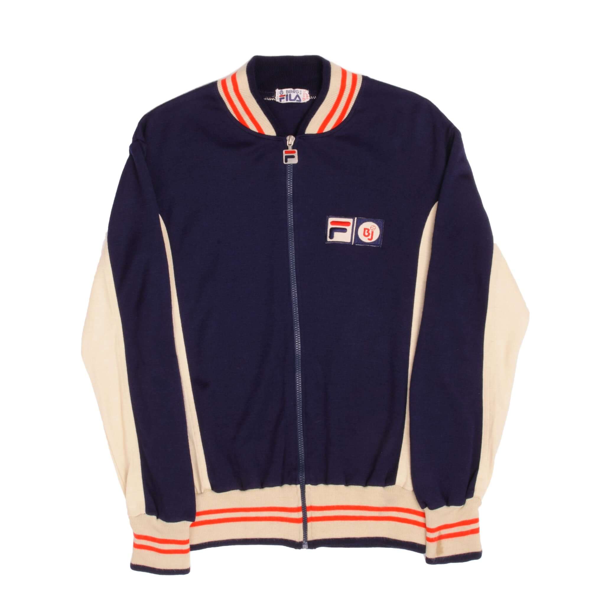 Mens Hoodie Fila Borg Hoodie VINTAGE FILA JACKET HOODIE BJORN BORG