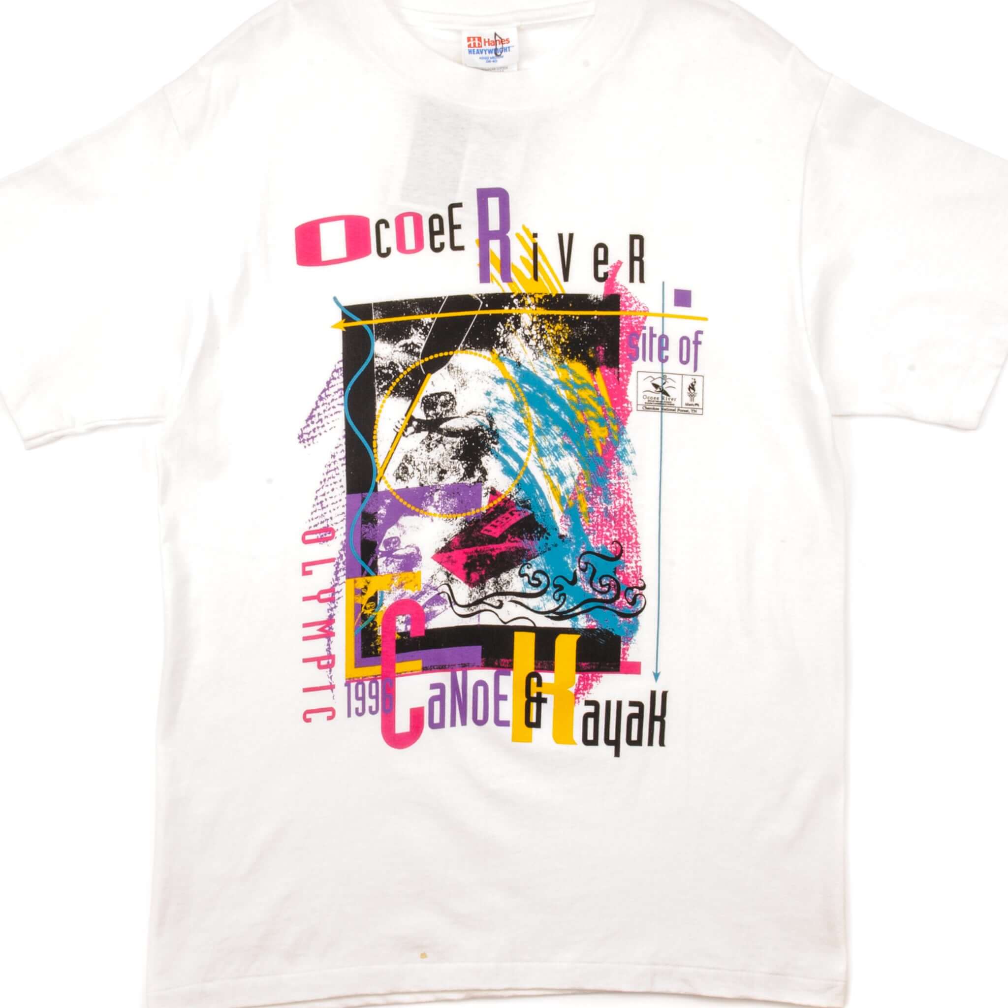 VINTAGE OLYMPIC GAMES ATLANTA 1996 TEE SHIRT SIZE MEDIUM DEADSTOCK